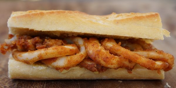 Receta ideal para niños de bocadillo de calamares Receta ideal para niños de bocadillo de calamares