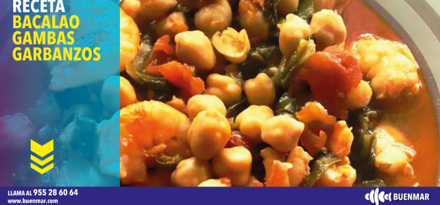 Receta de bacalao con gambas y garbanzos ¡Exquisita! Receta de bacalao con gambas y garbanzos ¡Exquisita!